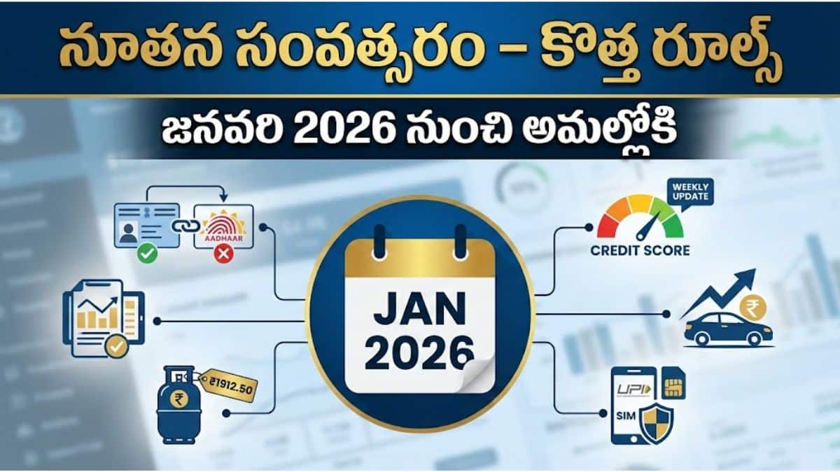 2026 New Financial Rules and Changes in Telugu